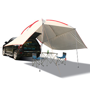 Waterproof Car Awning Sun Shelter, Portable Auto Canopy Camper Trailer Sun Shade for Camping, SUV, Outdoor, Beach Army
