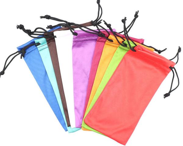 O malote de pouco peso da joia de Eco Microfiber, óculos de sol Dustproof de pano de BSCI ensaca
