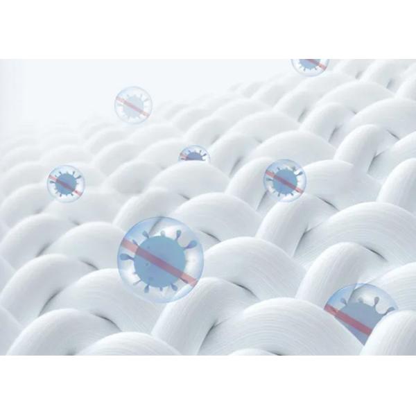 Coverall белого устранимого защитного костюма капельки мантии пылезащитного анти- медицинский