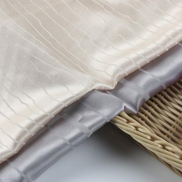 Sand Washed Jacquard 51% Rayon 49% Viscose Satin Fabric For Dress
