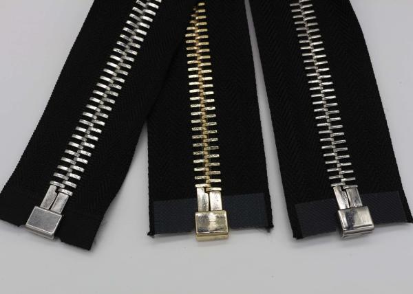 28 Inch Reversible Long Heavy Duty Metal Zippers Gold And Silver Teeth For Bags