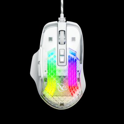Ergonomic 115g Wireless Mouse 2.4G Bluetooth Dual Connection 4000 DPI 3 Million Clicks RGB Breathing Light