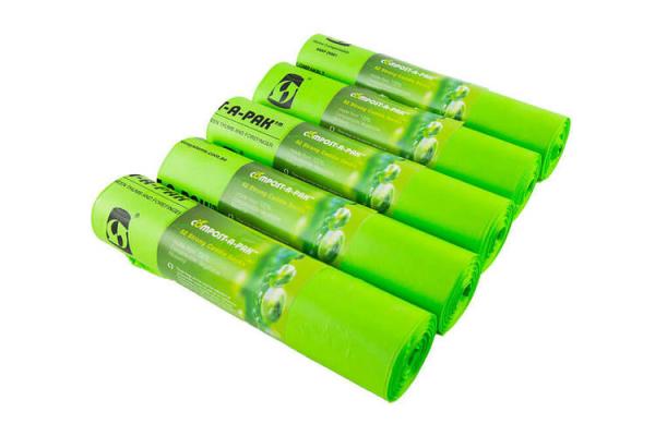 Kitchen Biodegradable Garbage Bags Compostable Biobased 13 Gallon 45 Gallon Garbage Trash Bag