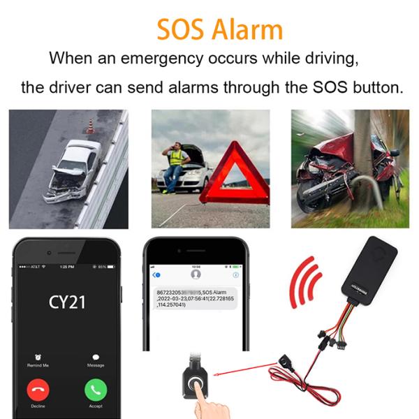 отслежыватель GPS корабля 2G GPRS с похищением SOS внутренной связи 2 путей анти- отслеживая набор