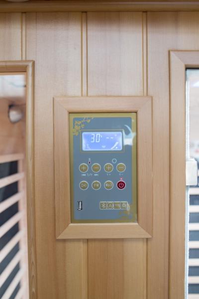 Hemlock Computer Controlled Sauna Computer Control Panel Classic 3 Person Detox Humidity Mode Family Top Selling Infrared Far