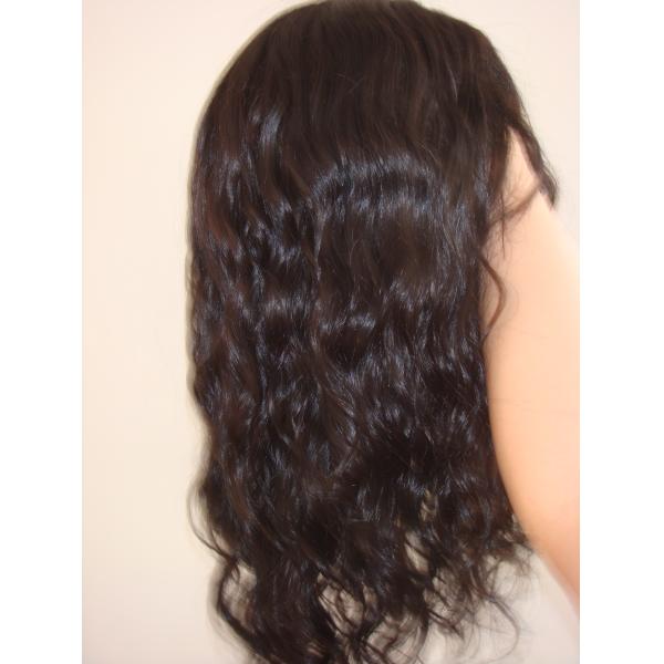 Natural Black Ladies Wigs 110% Density Women'S Toupee Wigs Adjustable