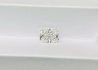 CVD incolor Diamond Radiant Cut Fancy Design crescido laboratório de 10 Mohs