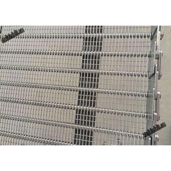 Alkali Resisting Eye Link SS316 Chain Conveyor Belt