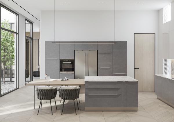 Montar Custom L-Formado Laca Branco Shaker Armários de Cozinha