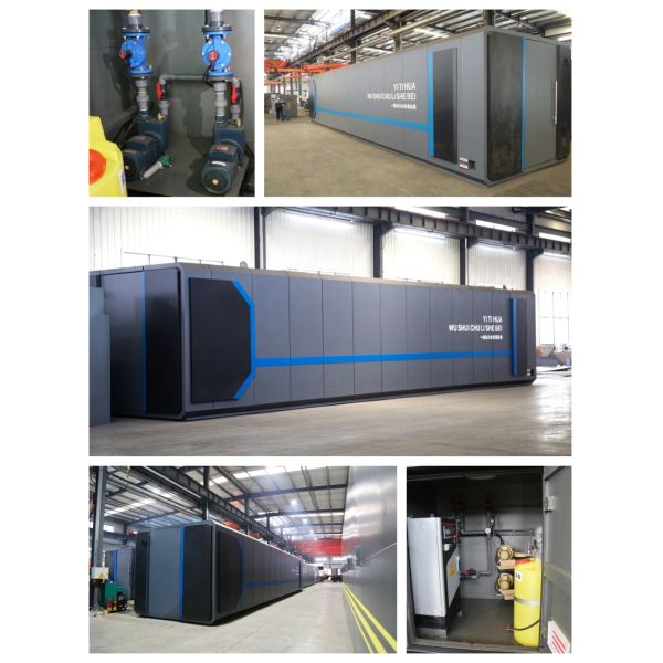 Ao+Mbr Integrated Sewage Treatment Equipment With Decorative Panels
