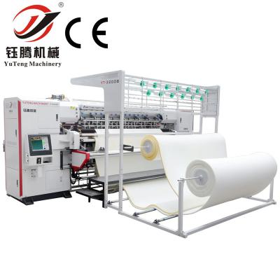 Mattress Making Machine , 2450mm Multi Needle Quilting Machine