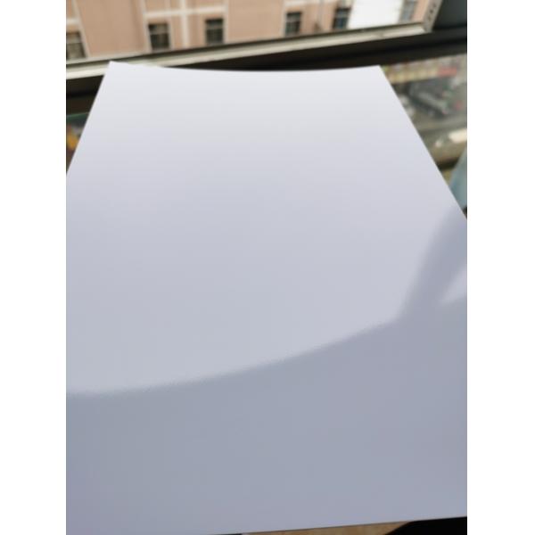 Белая крышка вязки PVC 760mic 20X30cm для удостоверения личности