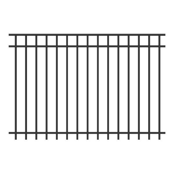 Metal wrought iron steel fence panels