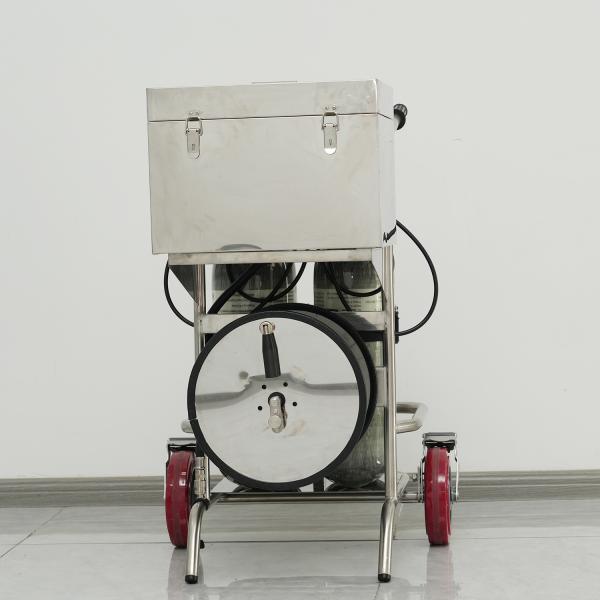 Industrial Emergency Breathing Apparatus Cart| Mobile SCBA with 90m Hose for Hazardous Environments