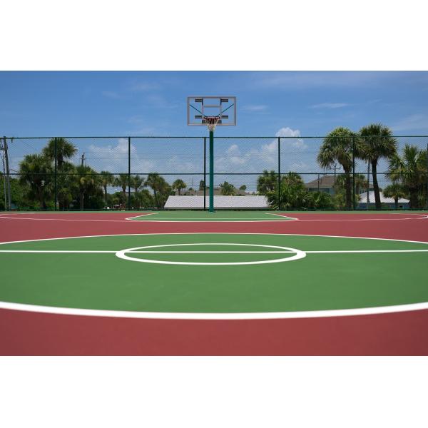 комбайн подушечного слоя PU теннисного корта толщины 3mm акриловый