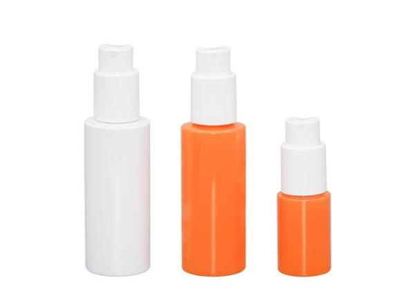 fechamento cosmético da garrafa da bomba da névoa do ANIMAL DE ESTIMAÇÃO de 30ml 100ml da esquerda à direita