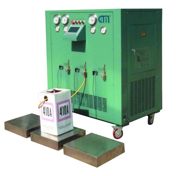 1-ступенчатая R410a рекуперационная холодильная вода заполняющая расщепленная зарядная машина R134a R22 рекуперационная зарядная машина фреона