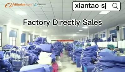 S&J Disposable sms hospital scrub V collar short sleeve unisex medical hospital uniform scrubs