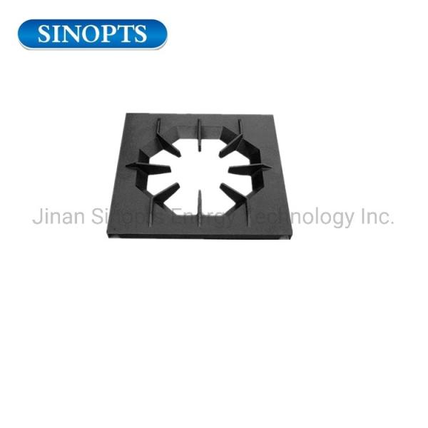                  Stoves Top Matte Enamel Cast Iron Pan Support Stove Bracket             