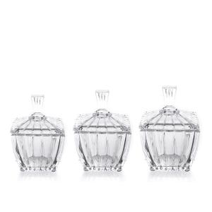 200ml Multifunctional Glass Candy Jars , Glass Storage Canister Simple