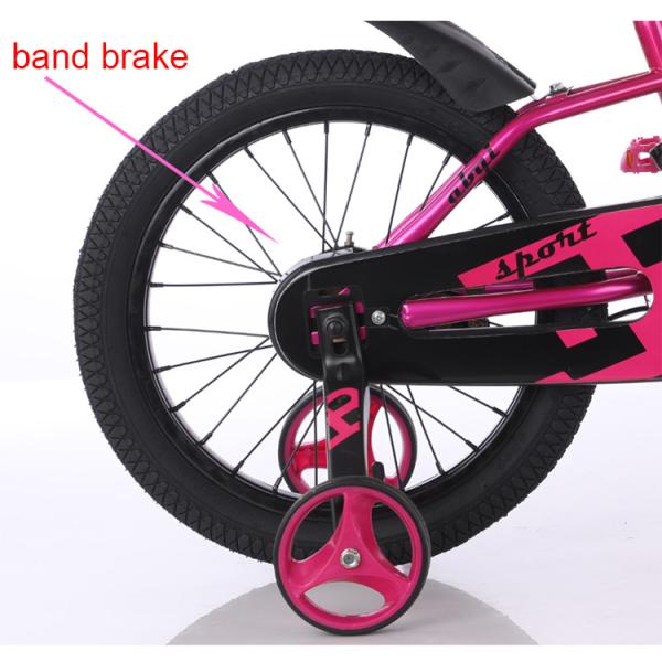 Bicicleta infantil de alumínio de 20 polegadas com freios de pedal de uma velocidade