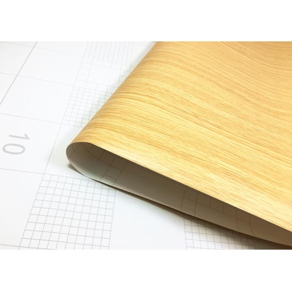 Wood Grain Peel And Stick Wallpaper Self Strong Adhesion For Renewing Furniture