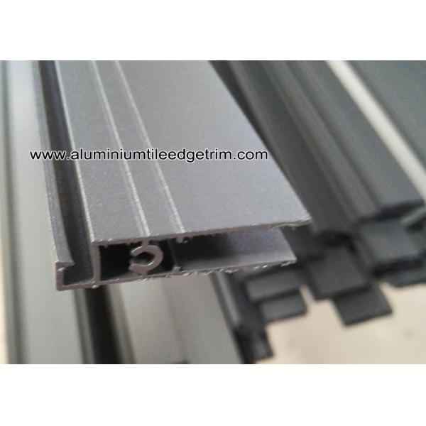 Extruded Aluminum Sliding Door Frame Profile With Powder Coating Grey