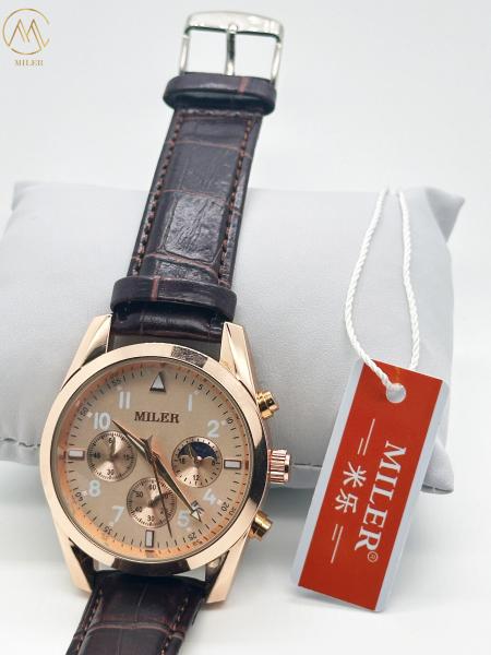 OEM Stock High Quality Waterproof Watches with Stainless Steel Top Brand Luxury Sports Chronograph Quartz Watch