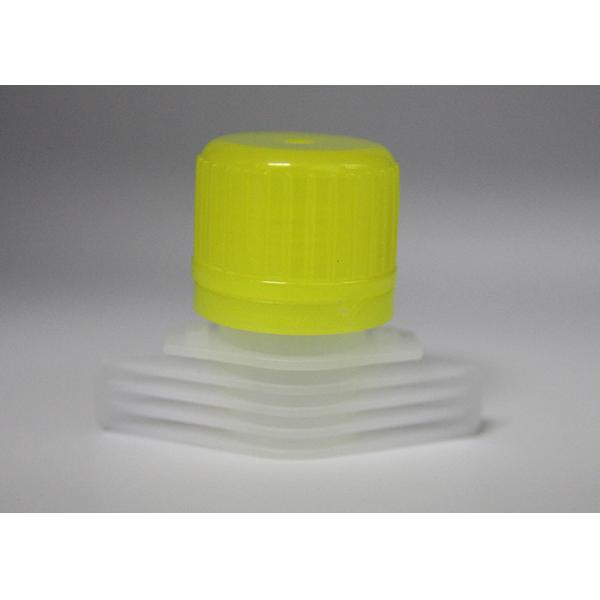 PE Food Grade Pour Plastic Spout Caps For Sugar Packing Bag Diameter 16mm