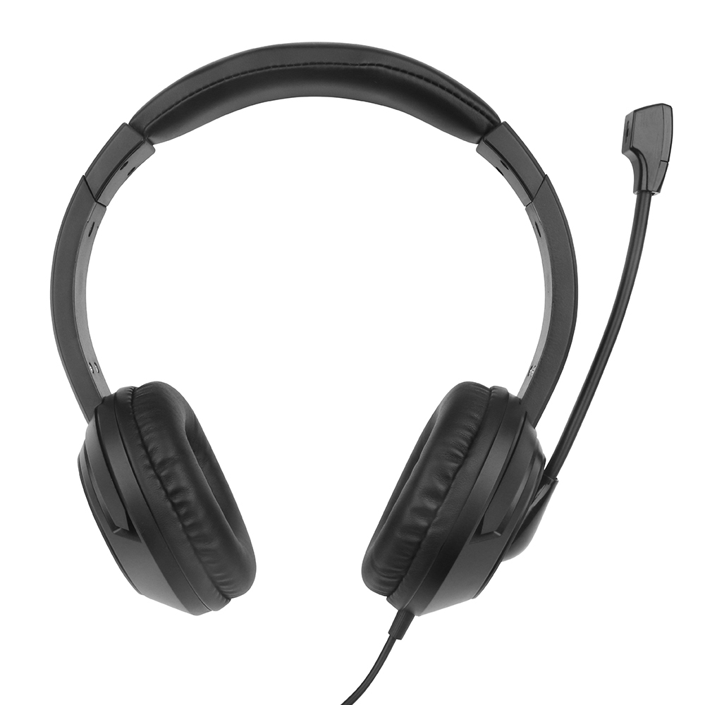 JTY-1026Wired Call Center Headset with  Microphone, 3.5mm/USB/Type‑C Multi‑Interface Over‑Ear Headphone, Volume Control Wired Headset for Office Conference Online Class Home Work,OEM/ODM customization