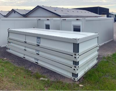 Wind Resistant Knock Down Flat Pack Container Homes High Load Bearing Capacity