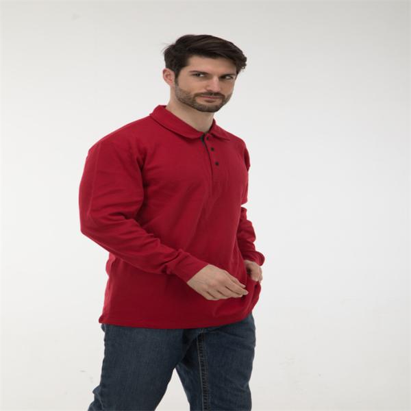 Camisas de manga larga antis Henley Style NFPA2112 de FRC del fuego del algodón