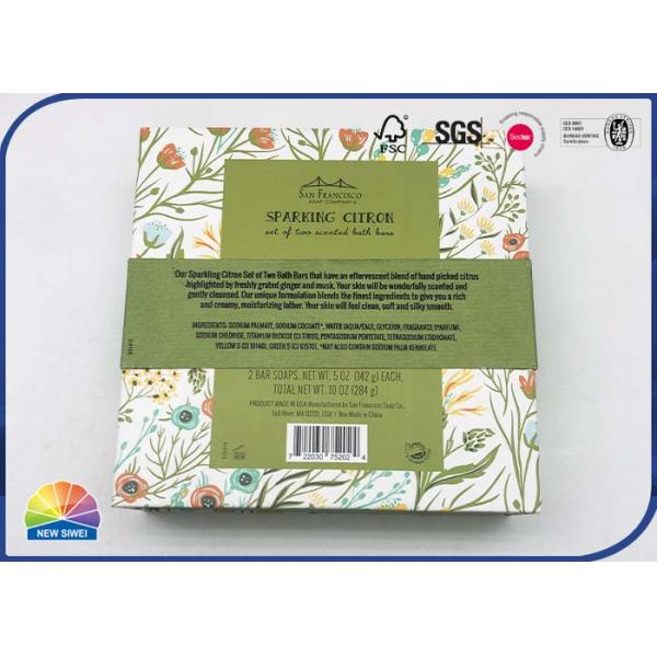 Customized CMYK Printed Hinged Lid Food Gift Box C1S Paper Insert !