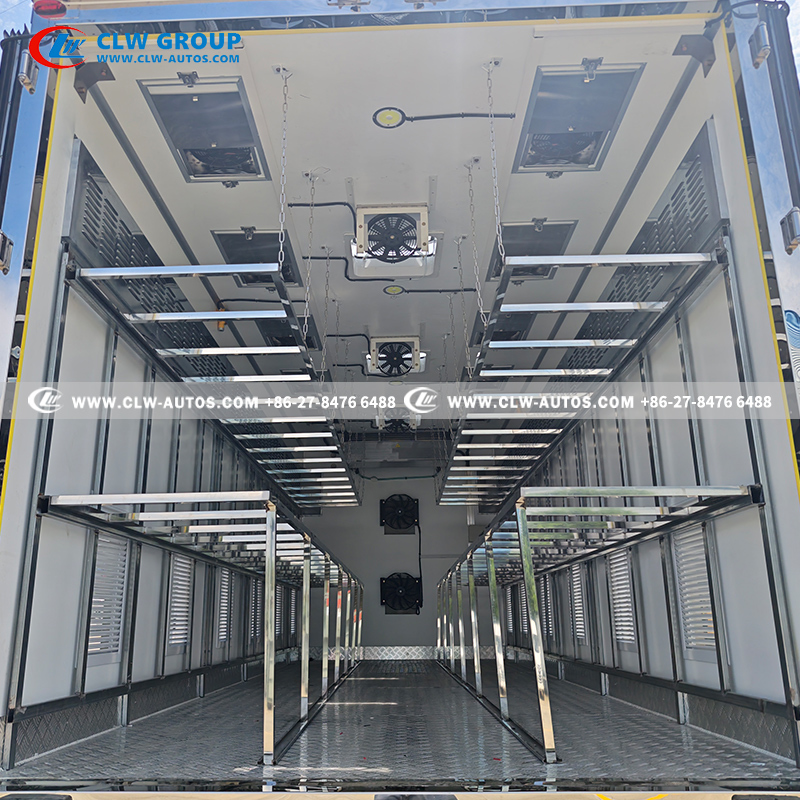 Foton 6.8m Insulated Poultry Transport Truck for 40,000-60,000 Day-Old Chicks