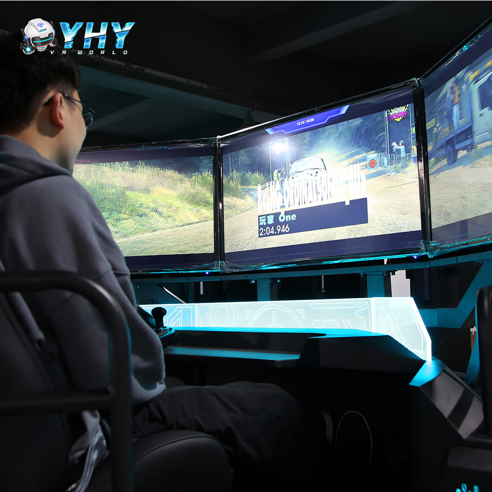 Парк атракционов 2 усаживает 3DOF VR управляя имитатором игр