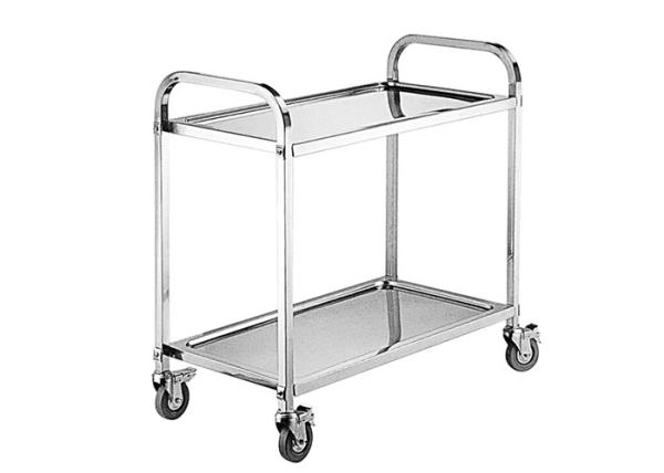 ST2/100 ST3/100 ST3/100A Four Wheels Stainless Steel Trolley Loading Capacity 100Kg