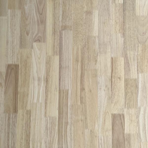Thickness 8-40mm Rubber Wood Finger Joint Board Lightweight Natural