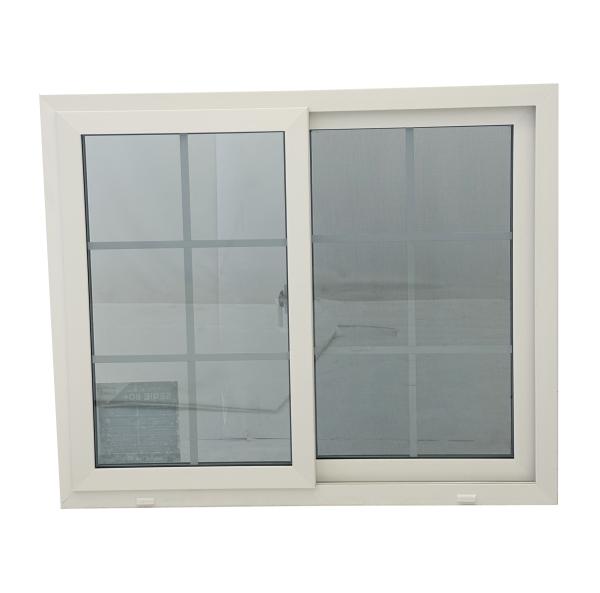 カスタマイズ可能な摩擦ヒンジ 重用 80mm UPVC ダブルスライディング ウィンドウ