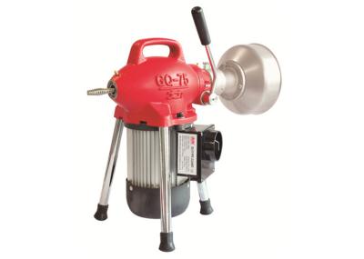 Sectional Electric Pipe Power Drain Cleaning Machine For Max 4 Inch Pipe
