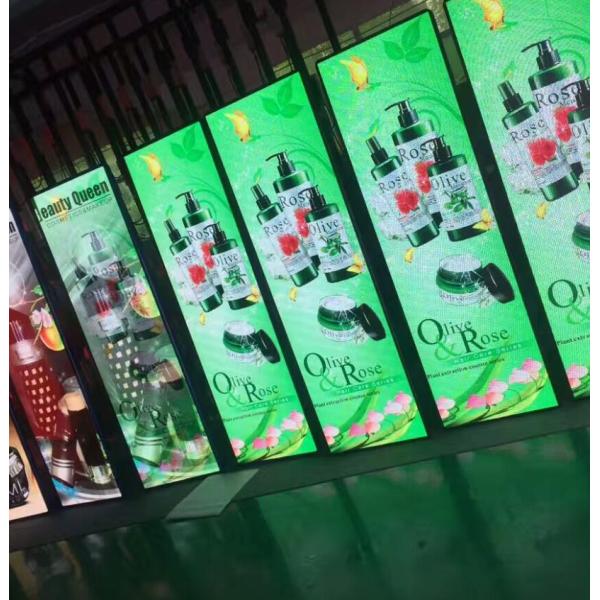 Ultra Thin P2.5 Indoor Poster LED Display For Shop Advertising Screen 1920*640mm