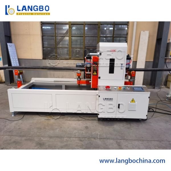 PLC Touch Screen PVC Pipe Extrusion Line Twin Screw Tube Making Machine