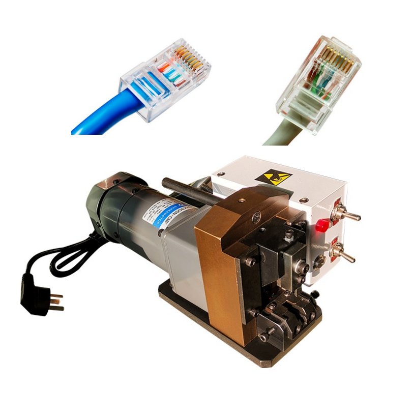 Compact Semi Automatic Crimping Machine Heavy Duty Crystal Head Crimping Machine