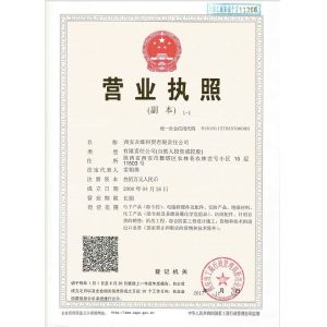 Xi'an JW Import & Export Co.,Ltd Сертификации