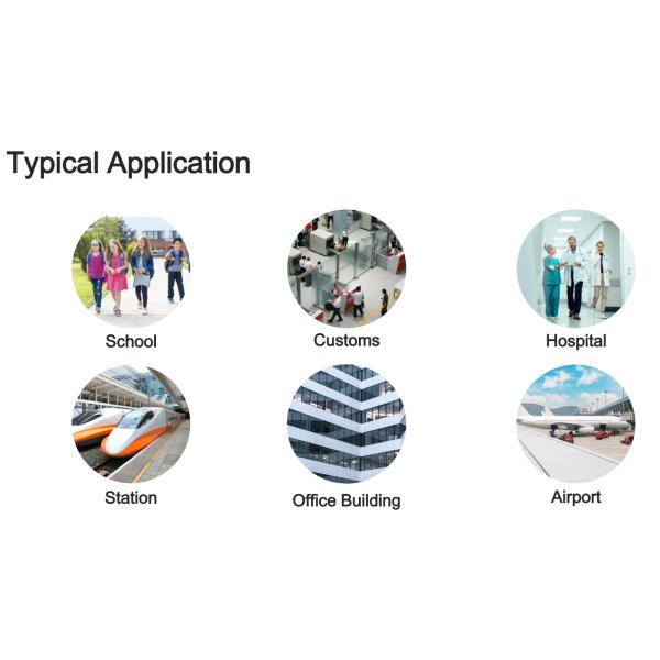 1920*1080 Multi Function Digital Signage Non Contact Temperature Measurement System