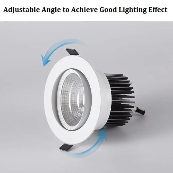 Rotating Black Ceiling Spotlights CE 30w Kitchen Ceiling Spotlight