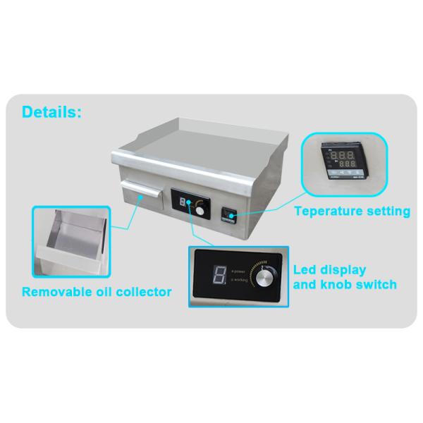 Легкое оборудование ресторанного обслуживании Гриддле 220в 5000в электрической индукции чистки