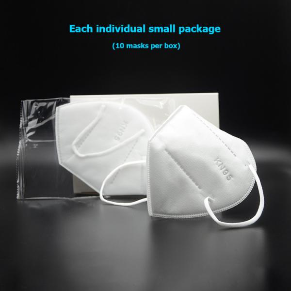 Haze Proof KN95 Face Mask , Dustproof Disposable KN95 Mask Breathable