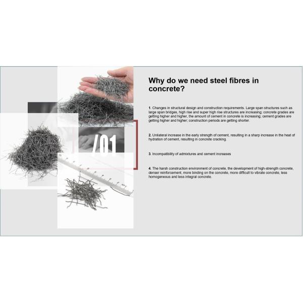 High Tensile Strength Fiber Concrete Hooked Steel Fibre for Resilient Construction