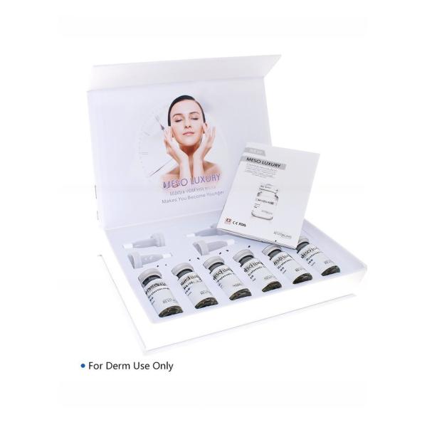 OEM Meso Luxury Anti Aging Facial Serum Hyaluronic Acid Serum Vitamin C Skin Care Essence