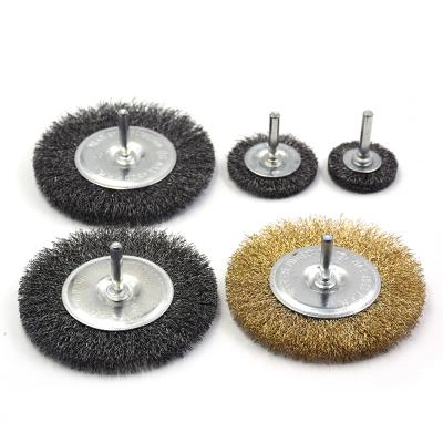 Wire Metal Steel Deburring Brush Round Disc Brass Steel Wire Radial Polishing